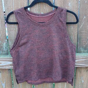 Lululemon Brown Sleeveless Crop Top Sz. M/L